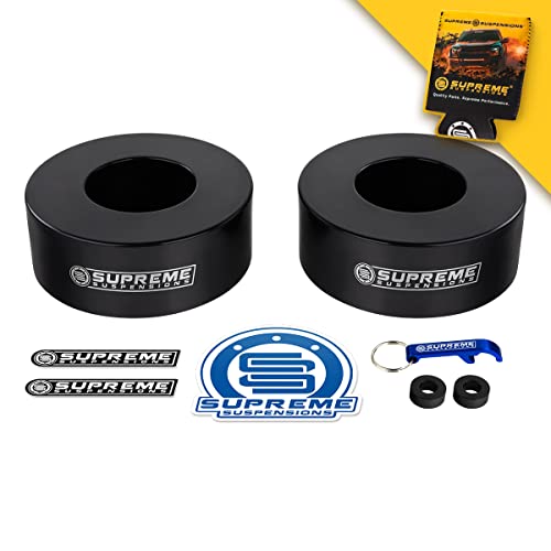 Supreme Suspensions - Rear Lift for 1999-2004 Jeep Grand Cherokee WJ 2WD 4WD | 2 Inches Lift Spring Spacers - Can Cooler Included with Purchase