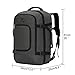 Hynes Eagle Travel Backpack 40L Flight Approved Carry on Backpack Men Large Cabin Weekender Laptop Backpack Women 15.6 inches Grey 2018