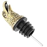 PAMINGONO Vertedor de Botella con Diseño Cabeza de Águila Aleación Resistente Antigoteo para Vino y Licor para Fiestas y Banquetes