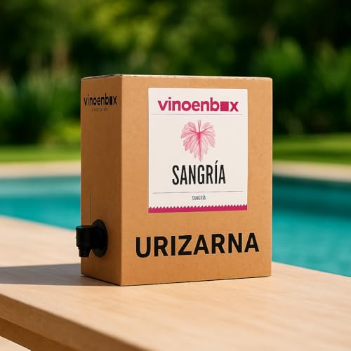 Sangría Bag in Box - Vino En Box (5L). Elaborada con vino de calidad y receta tradicional.