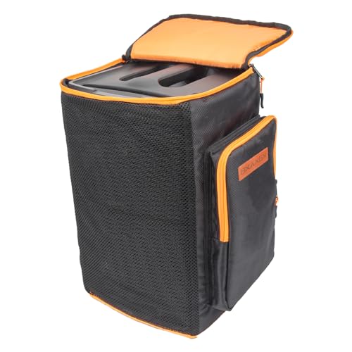 BXAXGX Protective Cover for EON ONE Compact Speaker Double-Layer Shield, Scratch-Resistant, Dust proof Shell, Breathable Mesh Sleeve, Custom Fit Speaker Jacket w/Storage Pocket (Nylon Cover)