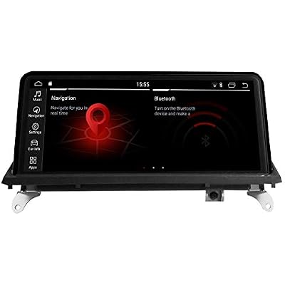 E70 E71 2007-2009 10.25 Black Screen Monitor Android Auto Radio Video Media Player GPS Navigation for BMW X5 X6 X5M X6M Multimedia CCC