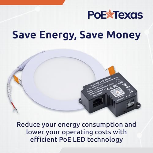PoE Texas PoE Lighting Kit with 2 x 4-Inch LED Disc Lights by PoE Texas - Used condition - Image 6
