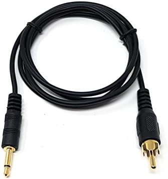 MainCore 2m long 2pin Mono 3.5mm to RCA Single Plug Audio Coax Cable Lead/Gold Contacts (Available in 0.5m, 1m, 1.2m, 2m, 3m) (2m)