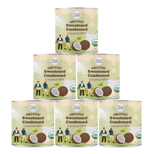 Thai Coco - Organic Sweetened Condensed Coconut Milk Dairy Free - 11.3 oz. 6 Pk