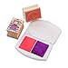 Melissa & Doug Wooden Stamp Set: Friendship - 9 Stamps, 5 Colored Pencils, and 2-Color Stamp Pad - FSC Certified