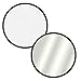 Impact Collapsible Circular Reflector Disc - Silver/White - 22"
