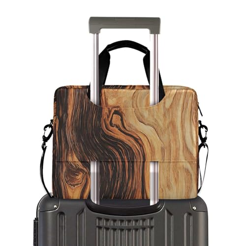 Bolsa Bandolera Brown Wood para Laptop 13-16 pulg miniatura 2