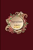 Tagesplaner 2021: buchkalender 2021 a5 1 tag 1 seite I rot I Tageskalender 365 Tage ,12 monate von Januar bis Dezember 2021 und To Do Liste I kalender ,Tagebuch 2021 I382 seiten