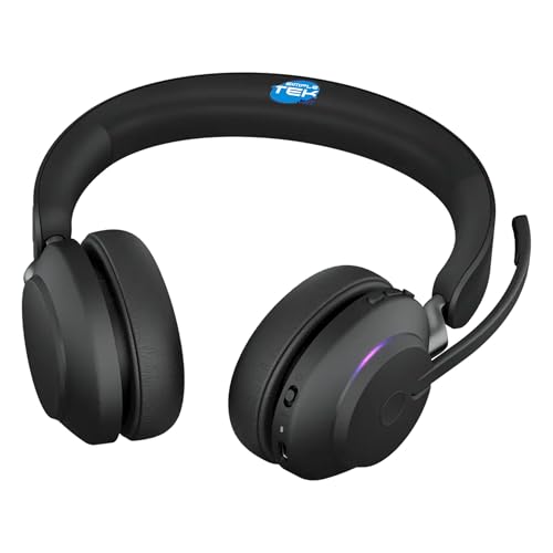 Casque sans fil Bluetooth SIMPLETEK pour Microsoft Teams et communication avec dongle USB-C