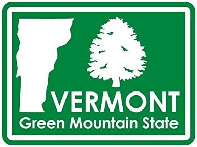 Scrapbooking Metal State-Ment Plate, Vermont