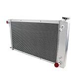 Primecooling 52MM 3 Row Core Aluminum Radiator for 1967-1972 Chevy/GMC C/K 10 20 30 Jimmy Pickup Tru