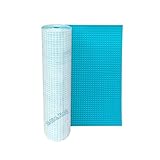 Bardalas Uncoupling Waterproofing Membrane Roll, 108 Sq Ft (3.3 Ft x 32.8 Ft), 1/8''...