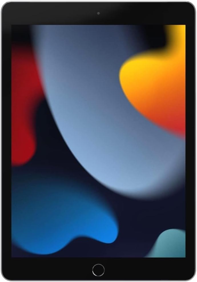 Image of Apple iPad (9th Generation, 10.2-inch, 2021), 256GB, Wi-Fi + Cellular, Silver (Renewed Premium)