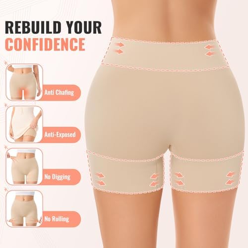 ForeverShaper Slip Shorts for Under Dresses Women Anti Chafing Seamless - 1