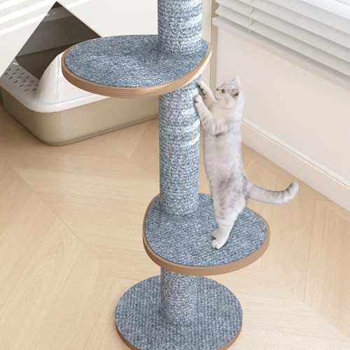 Grattoir Chaton Autocollant pour Protection Canapé et Escalier Gris Clair DIY - 5