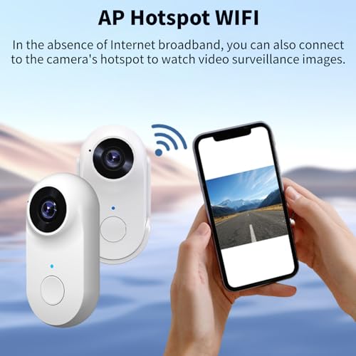 Câmera de Coleira de Gato de 2MP, Câmera de Animal de Estimação Sem Fio HD 1080P Com Clipe Traseiro,