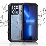 iPhone 13 Pro Max Waterproof Case with Built-in Screen Protector Dustproof Shockproof Drop Proof...