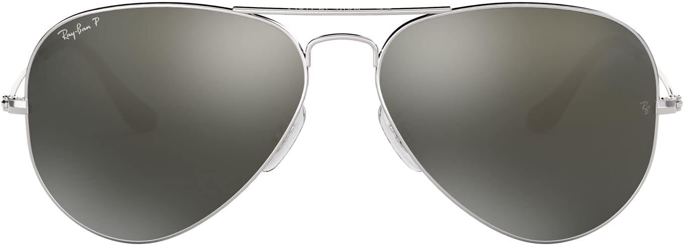 Ray-Ban Mens Original Aviator Sunglasses (RB3025) Metal