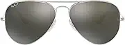 Ray-Ban Mens Original Aviator Sunglasses (RB3025) Metal