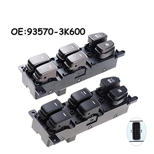 Interrupteur de vitre électrique bloqué ? Solution pour Hyundai NF Sonata 93570-3K600 - 2