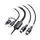 Cable Matters MIDI-an-USB-Kabel (USB-MIDI-Kabel, MIDI-an-USB C-Kabel) in Schwarz – 2 m