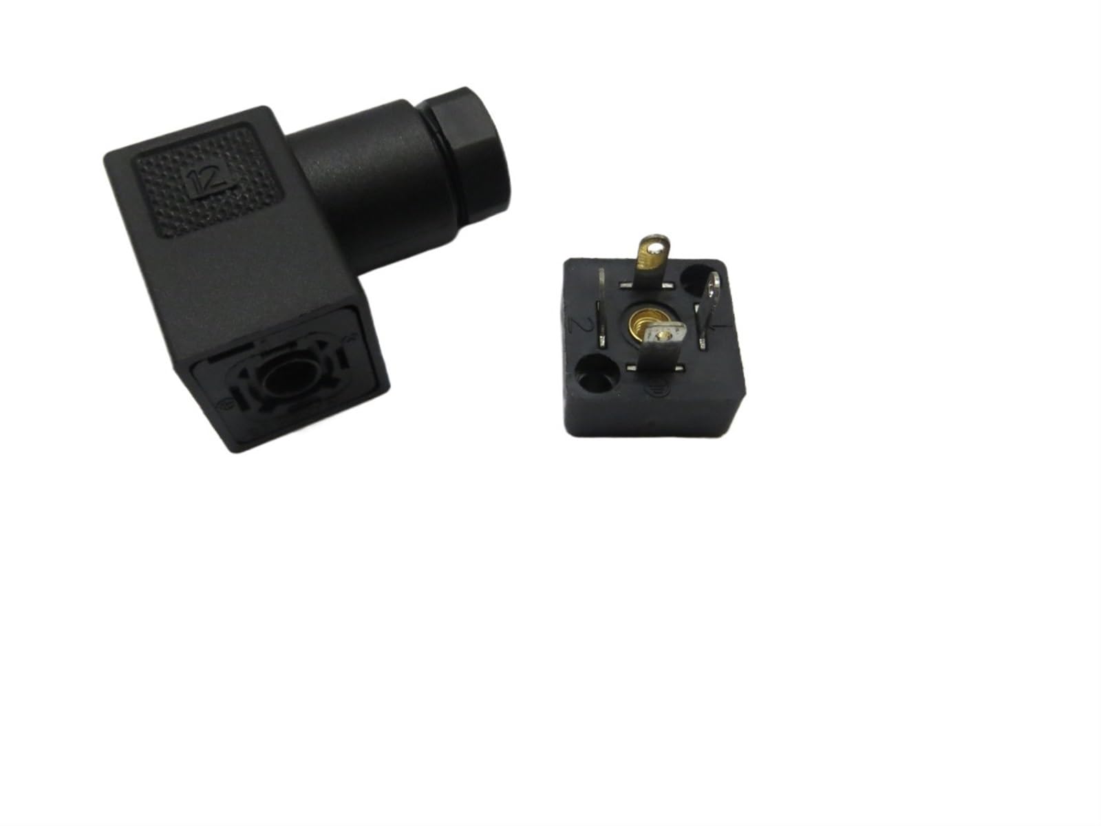 Connecteur DIN43650 Type C à quatre conducteurs pour boîte de jonction d'électrovanne