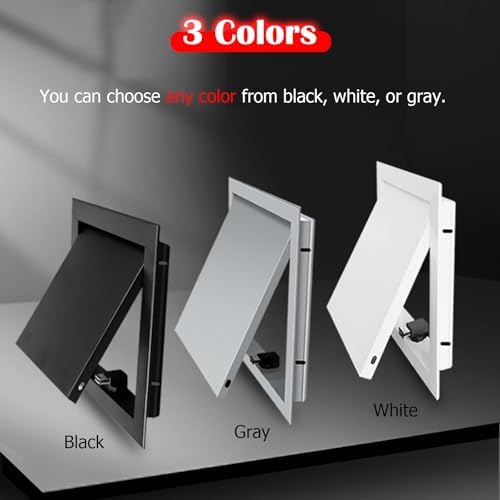 Large & Small Metal Ceiling Access Panel - White Inspection Cover for Drywall/Shower Valve - Indoor/Outdoor Use, 6-28 Inch Sizes (12x24 Inch / 30x61 cm)