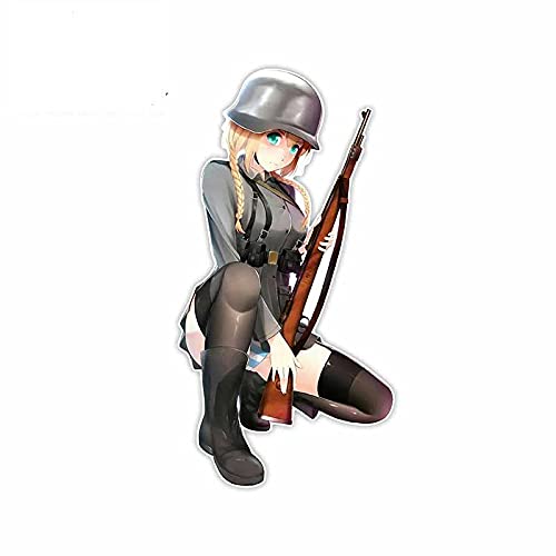 Amazon.co.jp: 13cmx6.8cm 銃を持ったブロンドの女の子向け カー