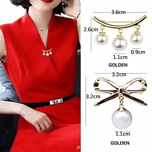 ZHSH Spilla di moda da donna, con strass e fiori