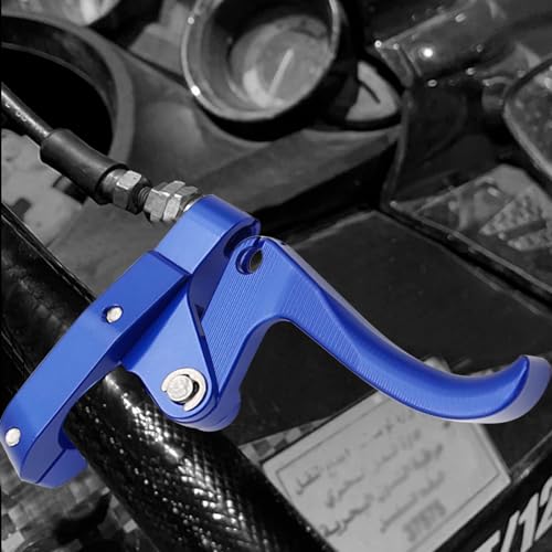 Image of CNC Finger Throttle Clutch Lever 7 /8 inch Handlebar Motorcycle Replacement for Wave Runner (Blue)