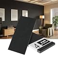 4 Pack Acoustic Panels, 48 x 24 Inch Large Soundproof Panel for Walls, Self-Adhesive Noise Absorbing Panels for Recording Studio, Home, Office, Theater (Black)