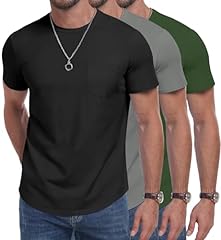 3 Pack-black, Dark Gray, Green