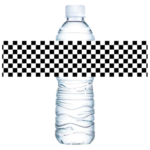 Labels, Checkered Paper Wrappers Waterproof Labels White And
