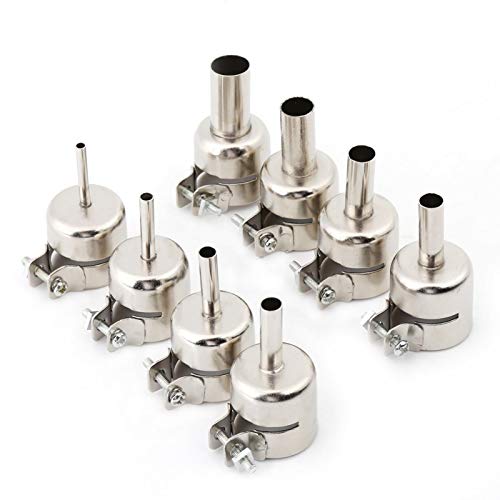 Miniatura 4 de 8 Unids Set Puntas De Boquilla De Pistola De Calor, Adaptador De Aire De Pistola De Boquilla De Calor Para Herramientas De Reparación De Estación De Soldadura De Aire Caliente 3 4 5 6 7 8 10 12mm