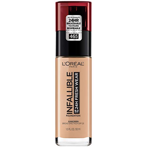 L'Oreal Paris Makeup Infallible Up to 24 Hour Fresh Wear Foundation, Sand, 1 fl; Ounce