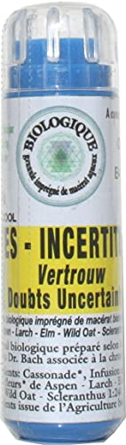Complexes Élixirs Floraux Bach Doutes Et Incertitude 6.3 G
