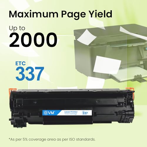 Image of EVM ETC 337 Laser Printer Cartridge /Toner for Canon C MF229dw, MF226dn, MF221d, MF223d, MF227dw, MF216n, MF215, MF212w, MF211, MF217w, MF232w, MF233n, MF236n, MF243d, MF246dn, MF249dw, L151dw