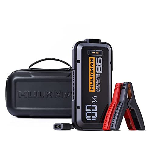 Hulkman Alpha85S With -40℉ Preheat Tech Smart Portable Jump Starter With Alpha Bag Eva Protection Case #TOP7