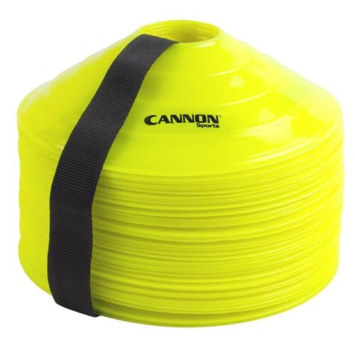 Cônes d'entraînement agilité pliables couleurs vives Cannon Sports avec sangle