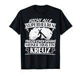 Mein Superheld Trug Ein Kreuz Christentum Glaube Jesus T-Shirt