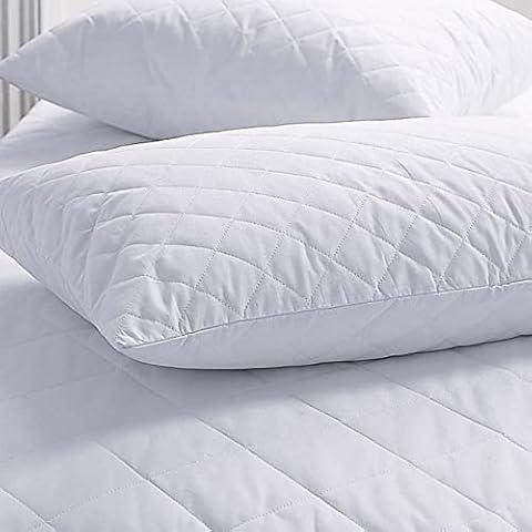 Dudu N Girlie Quilted Pillow Protectors 2 Pack Cover
