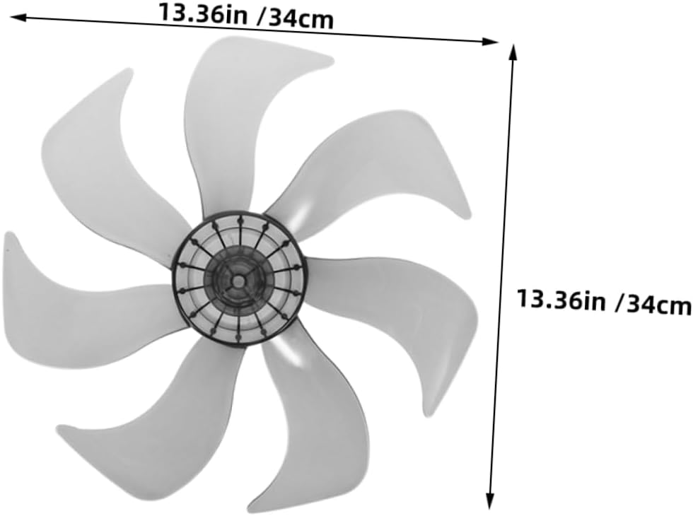 Cabilock 2pcs Replacement Fan Blades for Table Pedestal and Wall Fans High Performance Airflow Effortless Installation