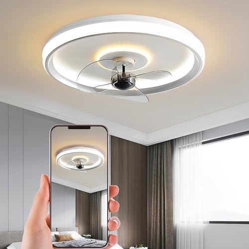 Ventilateur de plafond silencieux à intensité variable et 3 vitesses d'air - 5