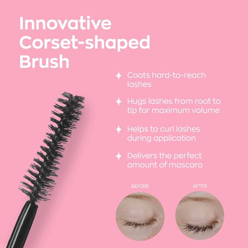 Elizabeth Mott S1 Black Volumizing Smudge-Proof Mascara-Cruelty Free Lengthening Fiber Mascara thumb #7