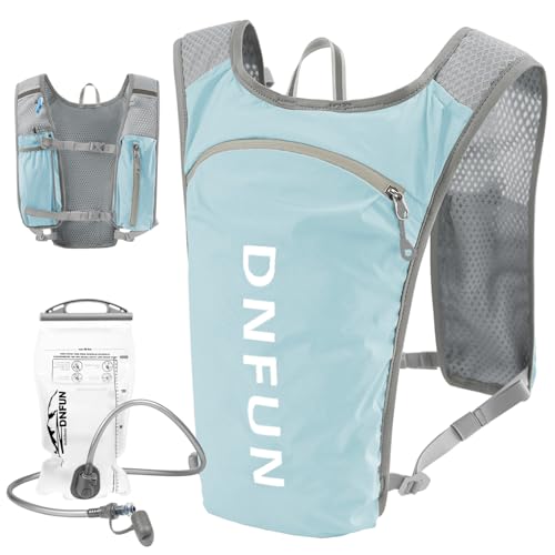 Chaleco Hidratación Trail Running + Cisterna de Agua 1500ml de Regalo, Mochila de Correr para Hombre y Mujer, Mochila Hidratacion, para Bici Running, Ligero Deportes