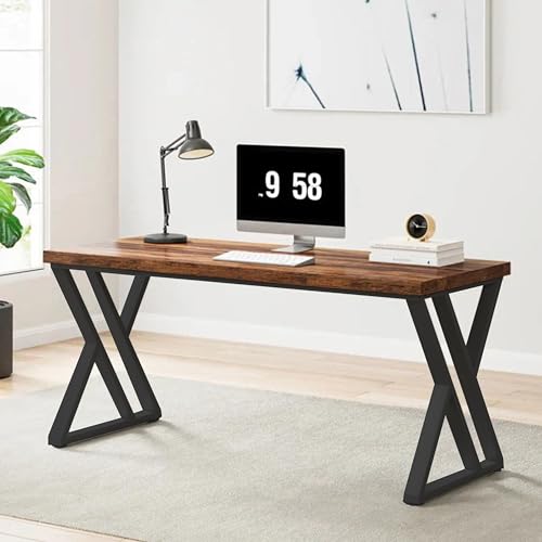 Image of Klaxon Engineered Wood Iron Study Table with Drawer, Multi-Usage Laptop Desk & Home Office (Printo-FD, DIY Installation) (FD & Black, Zeno Black)