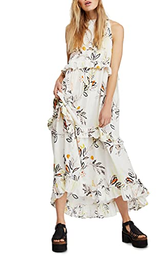 Free People Women's Anita High/Low Dress Ivory Combo : Robe d'exception