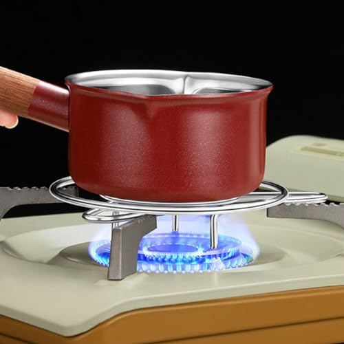 HOLIDYOYO Racks Para Fogão A Gás Suporte Para Panelas Wok De Aço Inoxidável Panelas Quentes Rack De