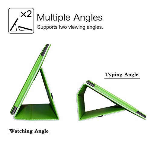 Rca 10 Viking/Ii Pro/Cambio W101 V2 Case,Liushan Pu Leather Slim Folding Stand Cover For 10.1" Rca 10 Viking Pro/Viking Ii Pro/Cambio W101 V2 Tablet,Green #TOP3